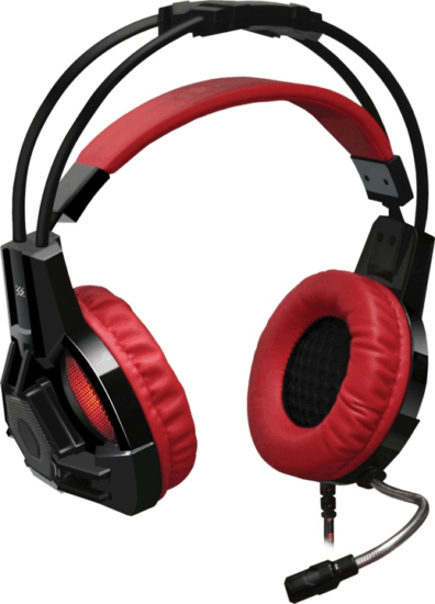 Defender Lester Vezetékes Gamer fejhallgató Headset - Piros/Fekete