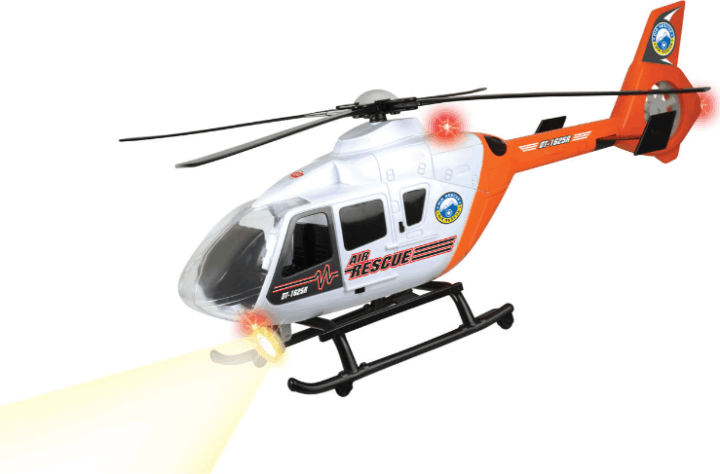 Dickie Toys Mentőhelikopter - Narancs/Fehér 1:20
