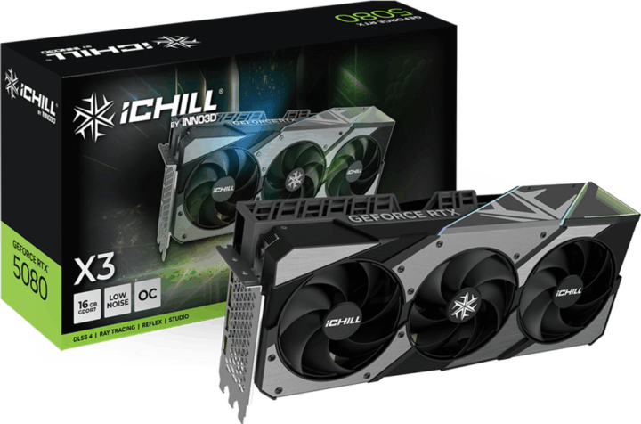 INNO3D GeForce RTX 5080 ICHILL X3 V2 16GB GDDR7 Videókártya