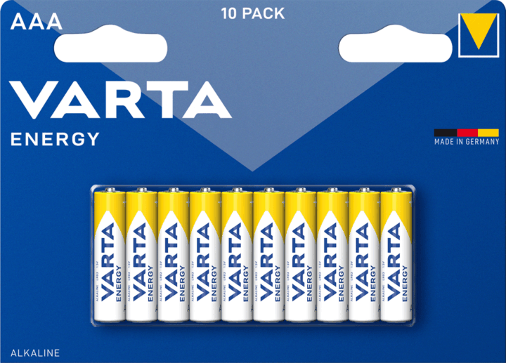 Varta Energy AAA (LR03) Alkáli Mikro Ceruzaelem 1.5V (10db / csomag)