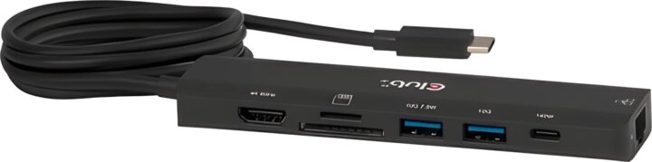 Club 3D CSV-2555 Univerzális USB-C Notebook Dokkoló Állomás 140 Watt