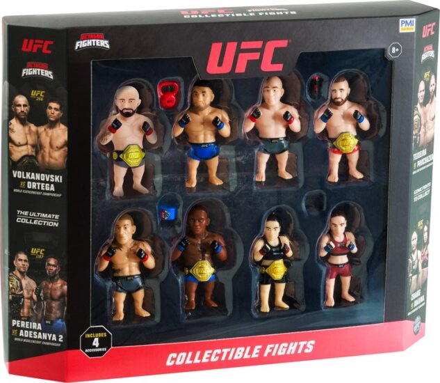P.M.I. UFC Octagon Fighters S1 gyűjthető figura csomag (8db/csomag)