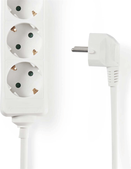 Nedis ESOC630F1WT Túlfeszültség védő elosztó 6 aljzatos 3m - Fehér