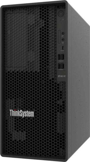 Lenovo ST45 V3 Torony szerver (AMD EPYC 4124P 3.8GHz / 16GB / 2x480GB RI SSD / 500W)