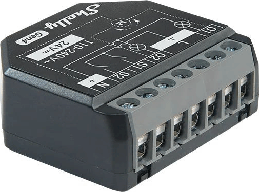 Shelly 2PM Gen4 Dual Zigbee Bluetooth Wi-Fi Okos relé fogyasztásmérővel