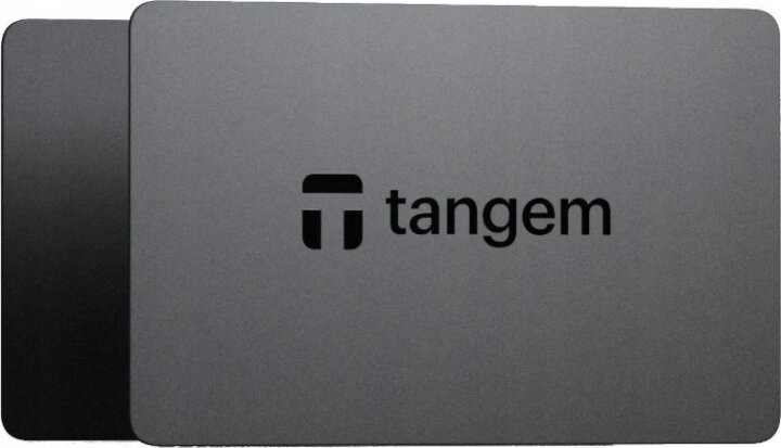 Tangem TG128X2-B Hardveres kriptovaluta pénztárca - Fekete (2 kártya)