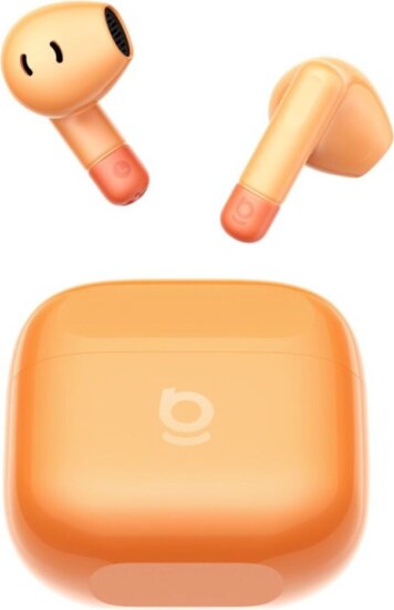 Baseus Bass BS2 Lite TWS Bluetooth Fülhallgató Headset Töltőtokban - Narancssárga