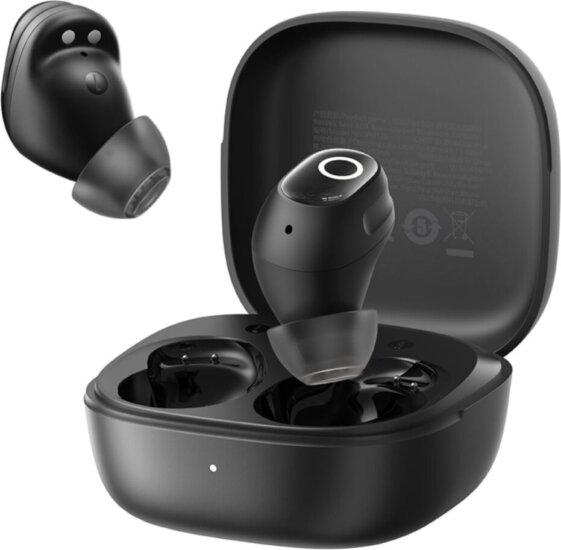 Baseus Bass BD1 TWS Bluetooth Fülhallgató Headset Töltőtokban - Fekete