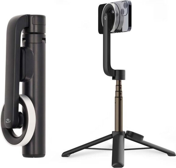 Nedis SEST300BK Bluetooth Szelfibot és állvány levehető távirányítóval - Fekete
