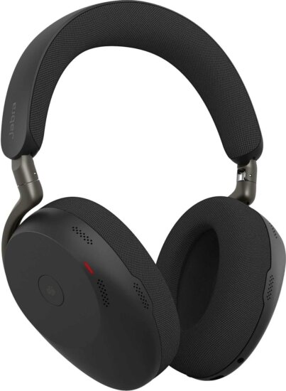 Jabra Evolve3 85 Wireless / Vezetékes Fejhallgató Headset Tokban + Wireless töltő + USB-C kábel - Fekete