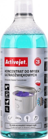 Activejet AOC-600 koncentrált Tisztítószer Ultrahangos tisztítókhoz 1L
