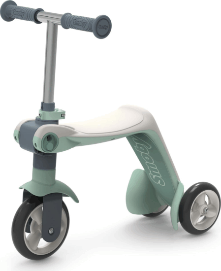 Smoby 2az 1ben Futóbicikli és gyerek roller - Fehér/Zöld