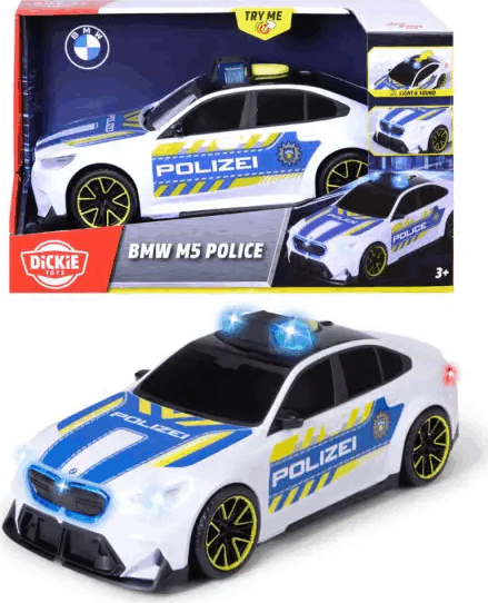 Dickie Toys BMW M5 Police Rendőrautó 1:64