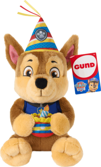Spin Master GUND - Mancs őrjárat Chase születésnapi plüssfigura 23cm