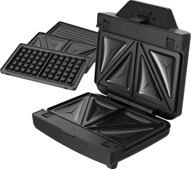 Taurus Miami Legend 3az 1ben melegszendvics sütő 900W - Fekete