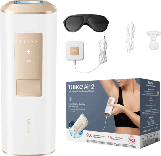 Ulike Air2 Hálózati IPL Villanófényes szőrtelenítő - Fehér/Arany