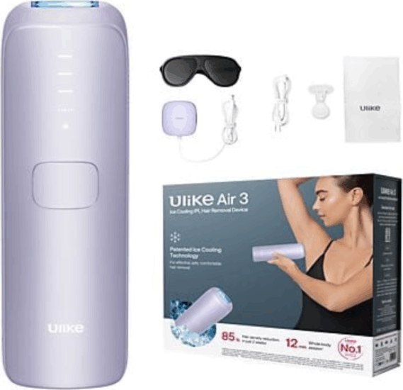 Ulike Air3 Plus Hálózati IPL Villanófényes szőrtelenítő - Levendula