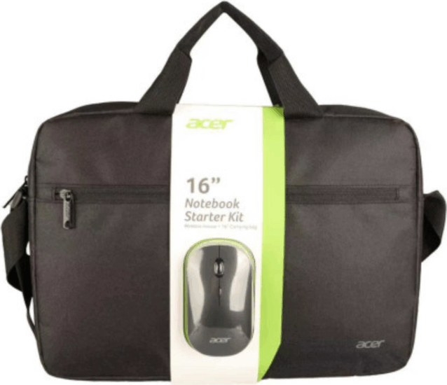 Acer Notebook Starter Kit 16" Laptop táska + Vezeték nélküli Egér - Fekete