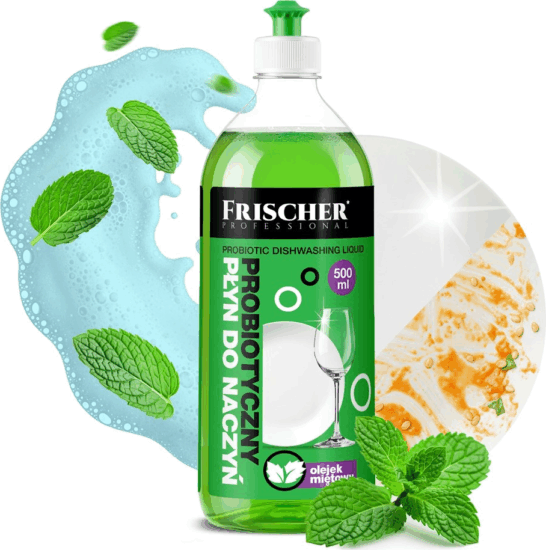 Frischer Koncentrált Mosogatószer 0,5L - Borsmenta illat