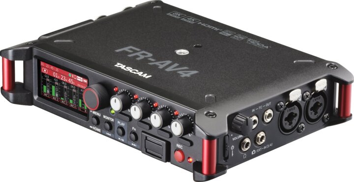 Tascam FR-AV4 Hordozható Hangrögzítő - fekete
