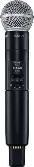 Shure SLXD2/SM58 Vezeték nélküli Énekmikrofon - Fekete