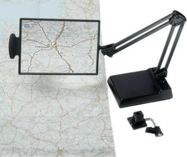 Sundo 27615 Fém Asztali 2x Nagyító 24 × 16,5 cm - Fekete