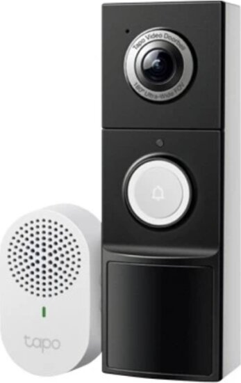 TP-Link Tapo D235 Okos ajtócsengő kaputelefon kamerával - Fekete