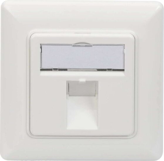 Digitus DN-93811 1xRJ45 Keystone Beépítő Keret - Fehér