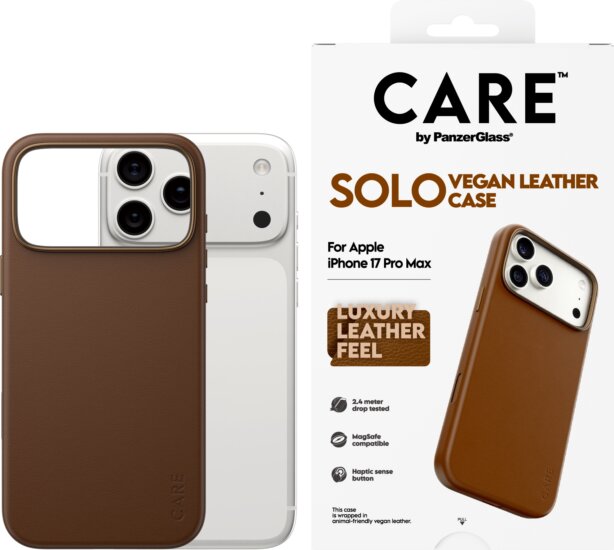 PanzerGlass CARE Solo Magsafe iPhone 17 Pro Max Telefon Tok - Barna