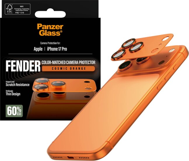 PanzerGlass PG91919 Fender iPhone 17 Pro Kameravédő Üveg