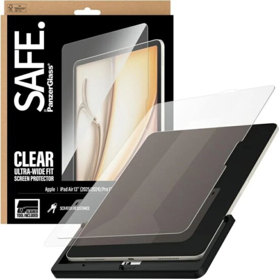 SAFE by PanzerGlass UWF iPad Air / iPad 13 Pro 13" Tablet Kijelzővédő Üvegfólia