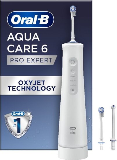 Oral-B AquaCare6 Pro Expert Akkus Szájzuhany 150ml - Fehér Oral-B AquaCare6 Pro Expert Akkus Szájzuhany 150ml - Fehér