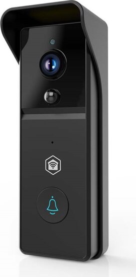 Nedis WIFICDP21BK Okos ajtócsengő kaputelefon FullHD kamerával - Fekete