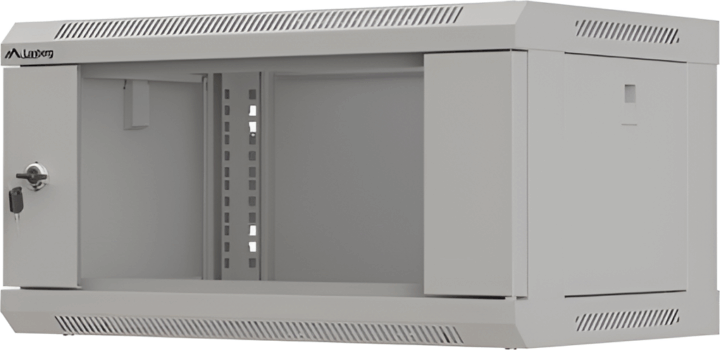 Lanberg 19" Fali rack szekrény 4U 540x350mm - Szürke Lanberg 19" Fali rack szekrény 4U 540x350mm - Szürke