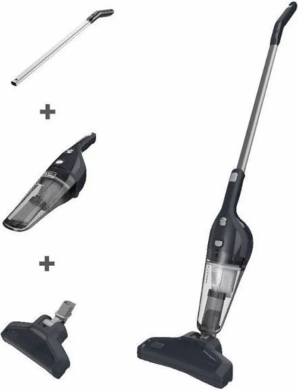 Blac&Decker NSVA315J-QW Porzsák Nélküli álló / kézi porszívó - Szürke