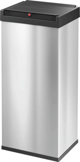 Hailo Big-Box Swing XL 52 literes önzáró műanyag szemetes - Ezüst/Fekete