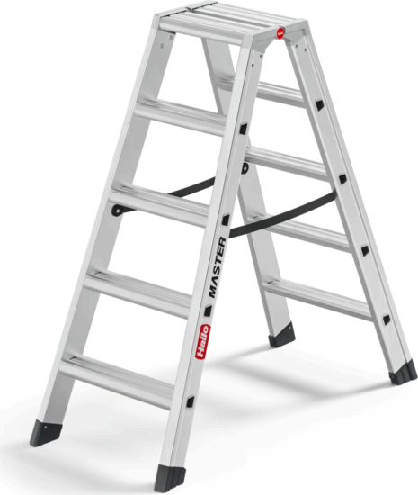 Hailo Master D100 2x5 lépcsőfokos alumínium állólétra