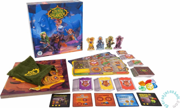 Treasure Falls Games Kölyökkalandok családi társasjáték