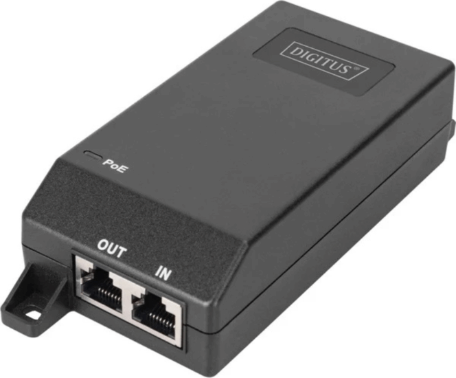 DigitusDN-95103-3 30W 1G PoE+ Injektor - Fekete