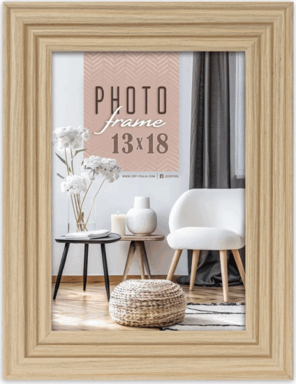ZEP Munich Natural AA757N 13x18 cm Fa képkeret - Natúr