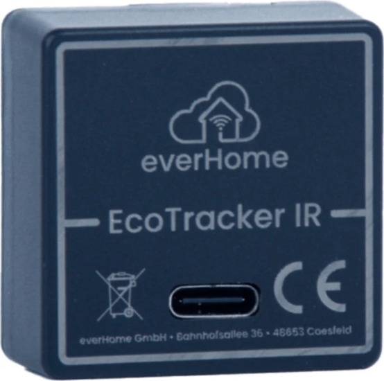 everHome Ecotracker IR Okos villamosenergia-fogyasztás mérő eszköz - Fekete