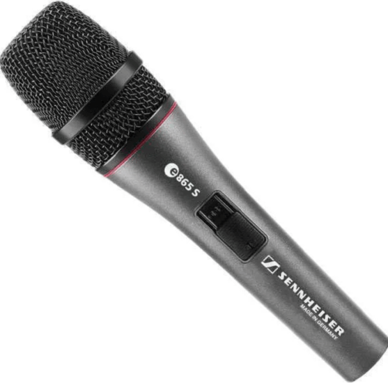 Sennheiser E865-S Dinamikus Studio Mikrofon - Fekete