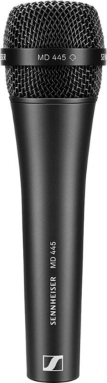 Sennheiser MD 445 Szuperkardioid Dinamikus Studio Mikrofon - Fekete