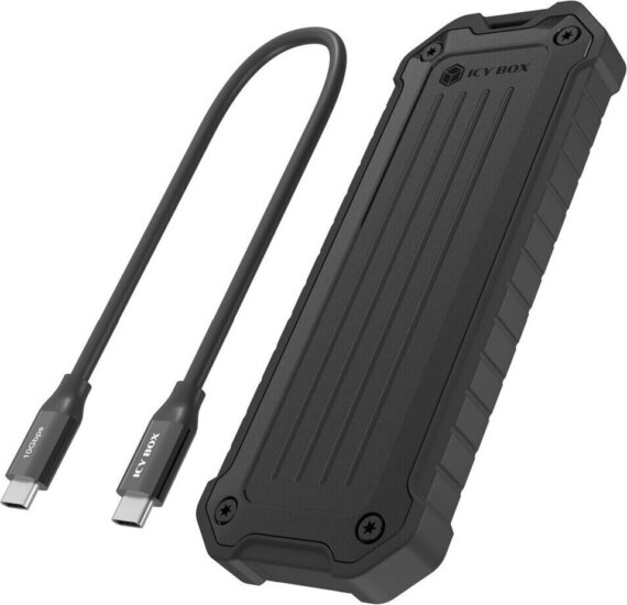 ICY BOX IB-1827MCP-C31 M.2 USB-C 3.2 Gen 2 Külső SSD ház - Fekete