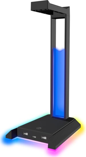 Speedlink EXCELLO NX RGB Headset Tartó Állvány és USB 2.0 HUB - Fekete