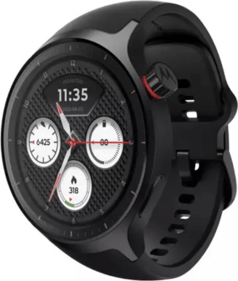 Motorola Moto Watch GPS Férfi Okosóra 47mm - Fekete