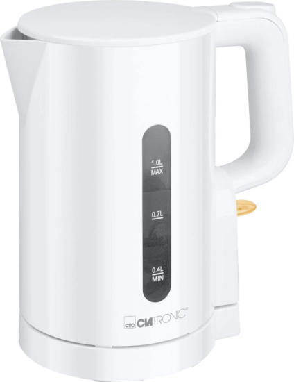 Clatronic WK 3834 Elektromos vízforraló 1L 900 Watt - Fehér