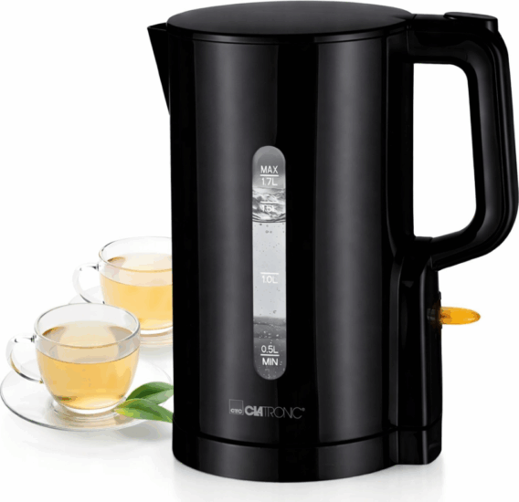 Clatronic WK 3835 Elektromos vízforraló 1.7 L 2200 Watt - Fekete