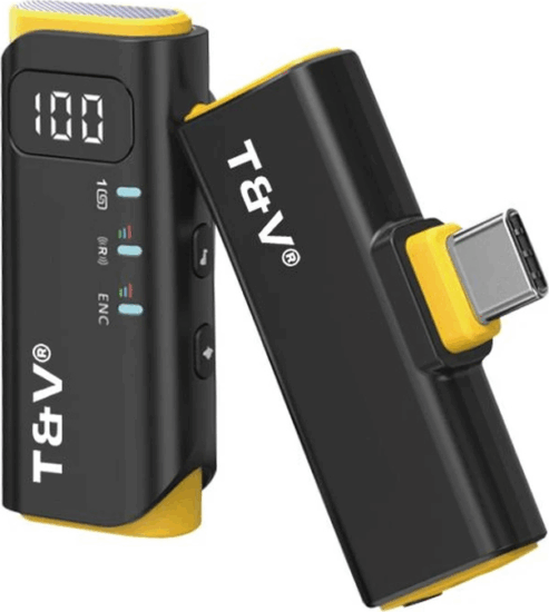 Thonet & Vander VX350 csiptetős Wireless USB-C mikrofonrendszer - Fekete