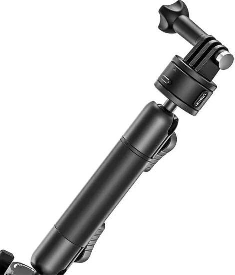 Ulanzi ZJ01 Tapadókorongos Akciókamera / Telefon Tartó - Fekete